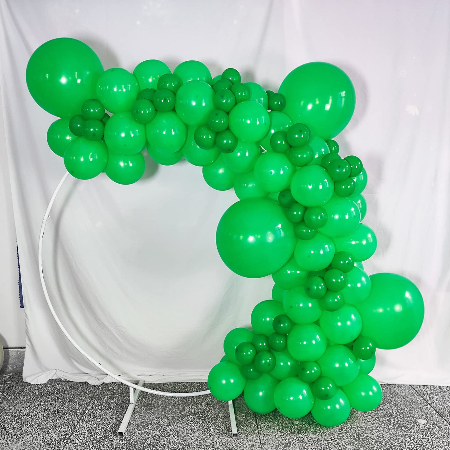 KAWKALSH 200pcs Dark Green 5-Inch Balloons for Party Garland & Decor