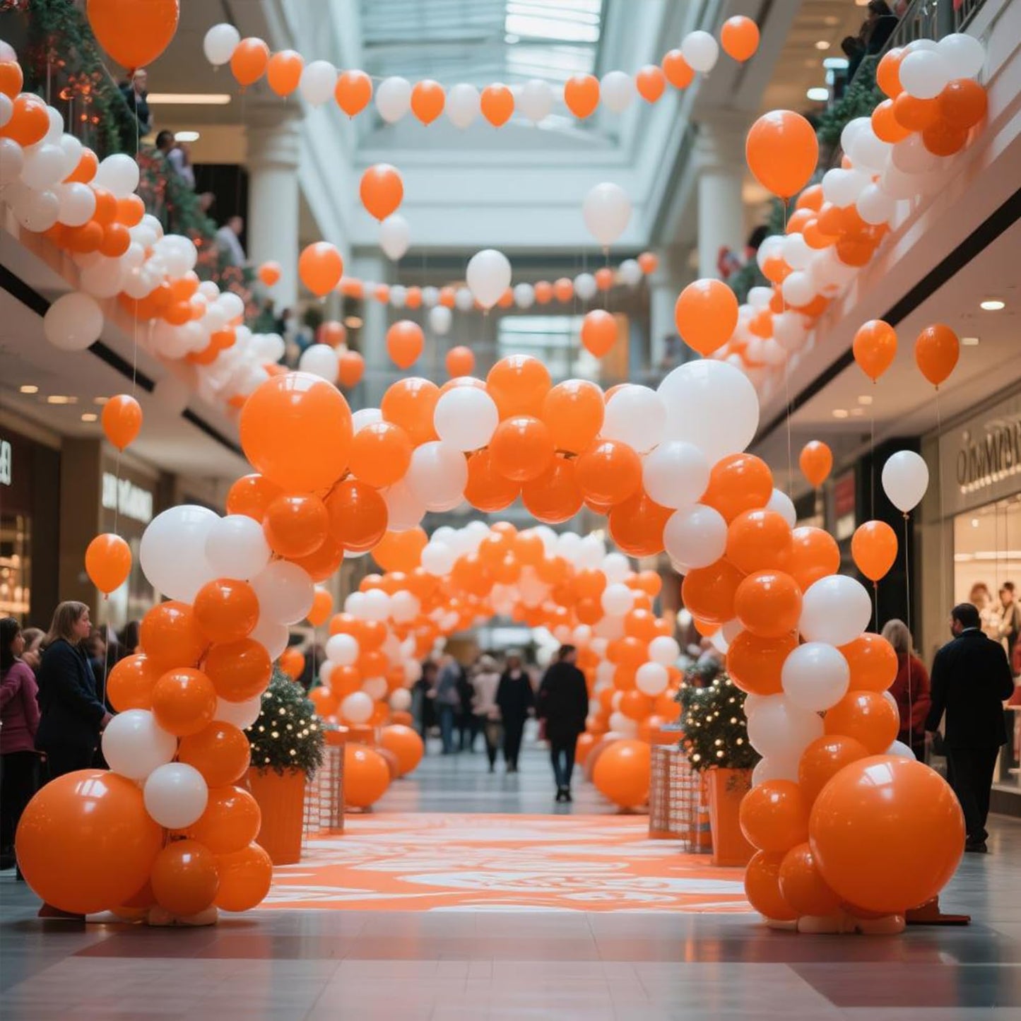 KAWKALSH Orange Balloon 110pcs | 12in Thickened Latex Balloons