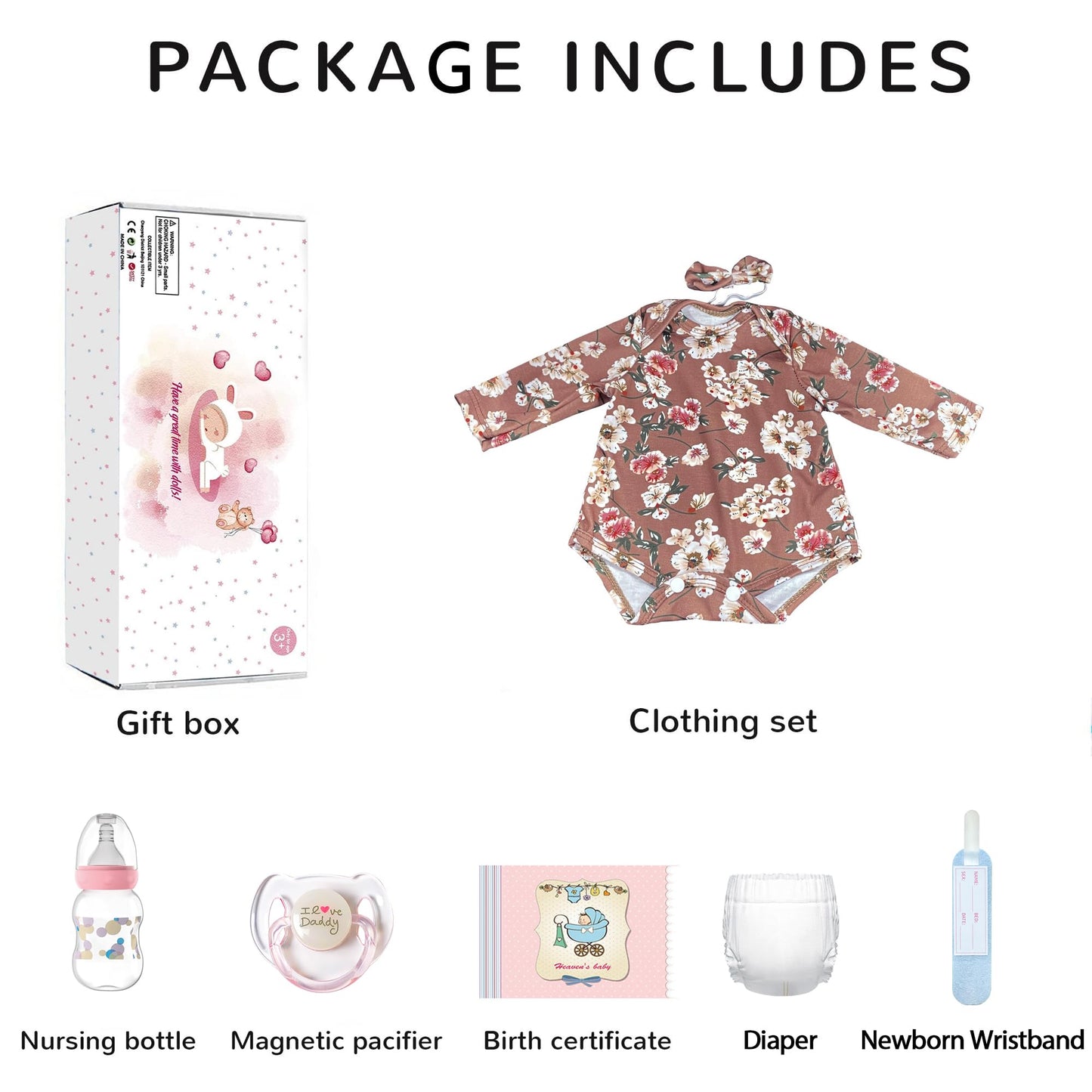 Kaydora Reborn Baby Girl Doll – 20 Inch Lifelike Newborn with Realistic Veins | Safe for Ages 3+