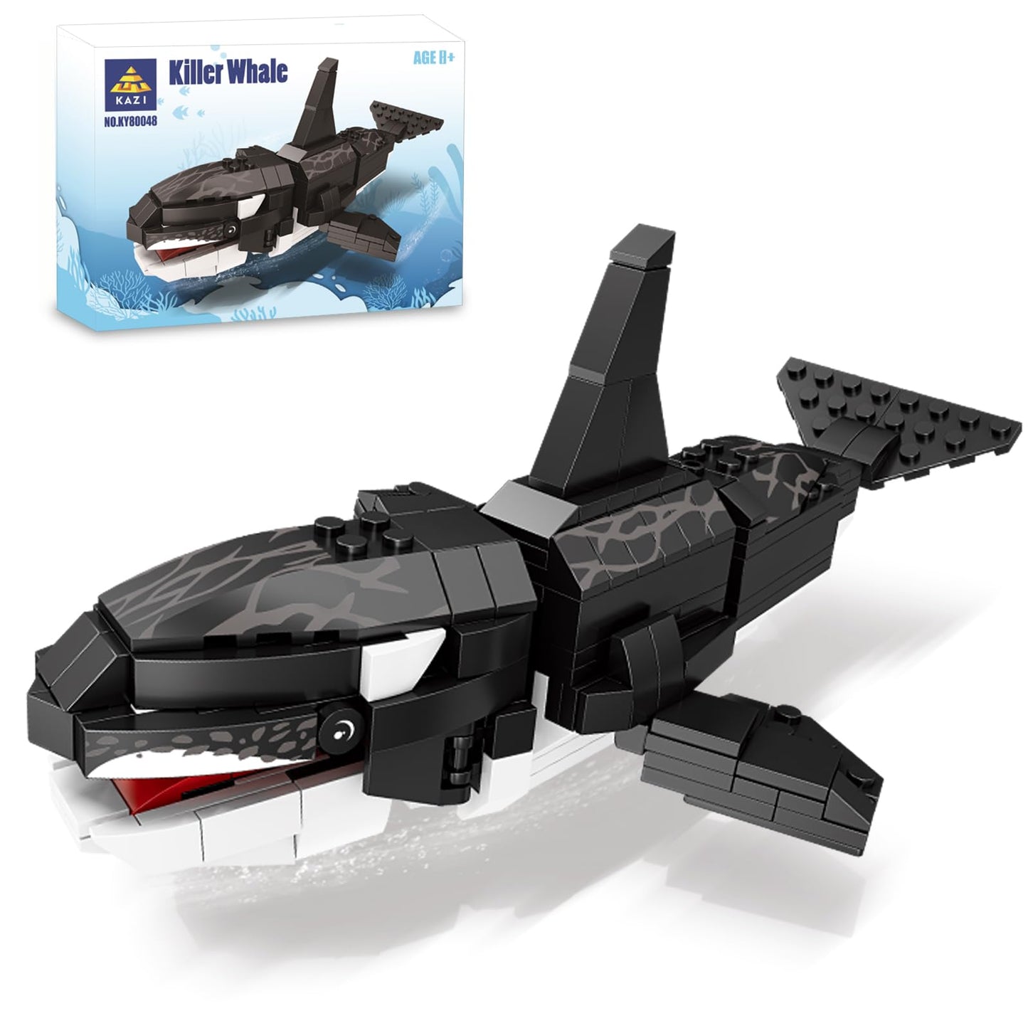 KAZI Orca Toys Building Blocks — Deep Sea STEM Set for Kids 8+