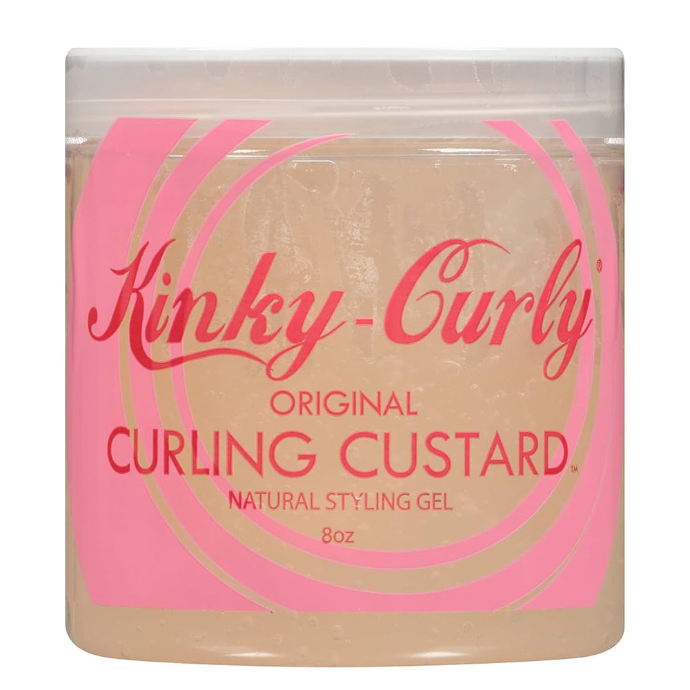 Kinky Curly Curling Custard Defines & Moisturises Curls for Kinky, Curly & Wavy Hair 8 oz