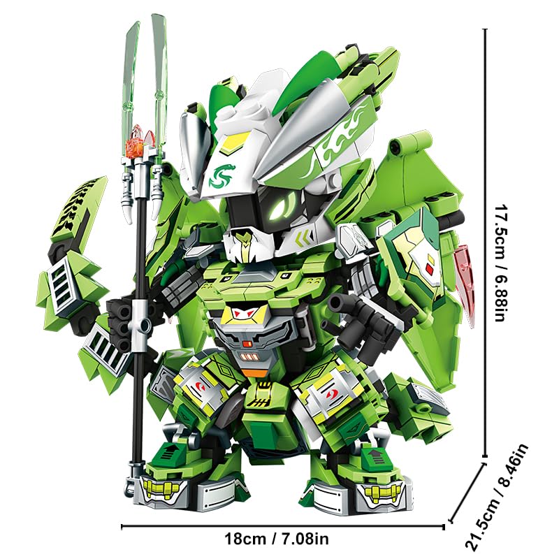 kececo Mechanical Snake Building Blocks Set – 487 Pcs Mech Cobra Toy for Kids