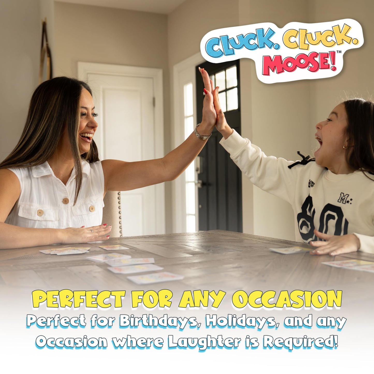 Keeper Chaos Cluck Cluck Moose – Hilarious Animal Card Game for Family Game Night
