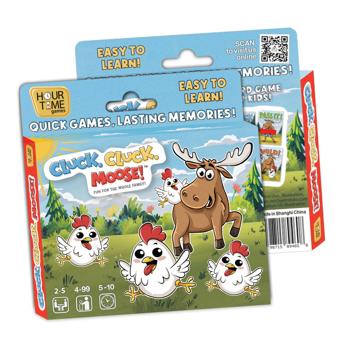 Keeper Chaos Cluck Cluck Moose – Hilarious Animal Card Game for Family Game Night