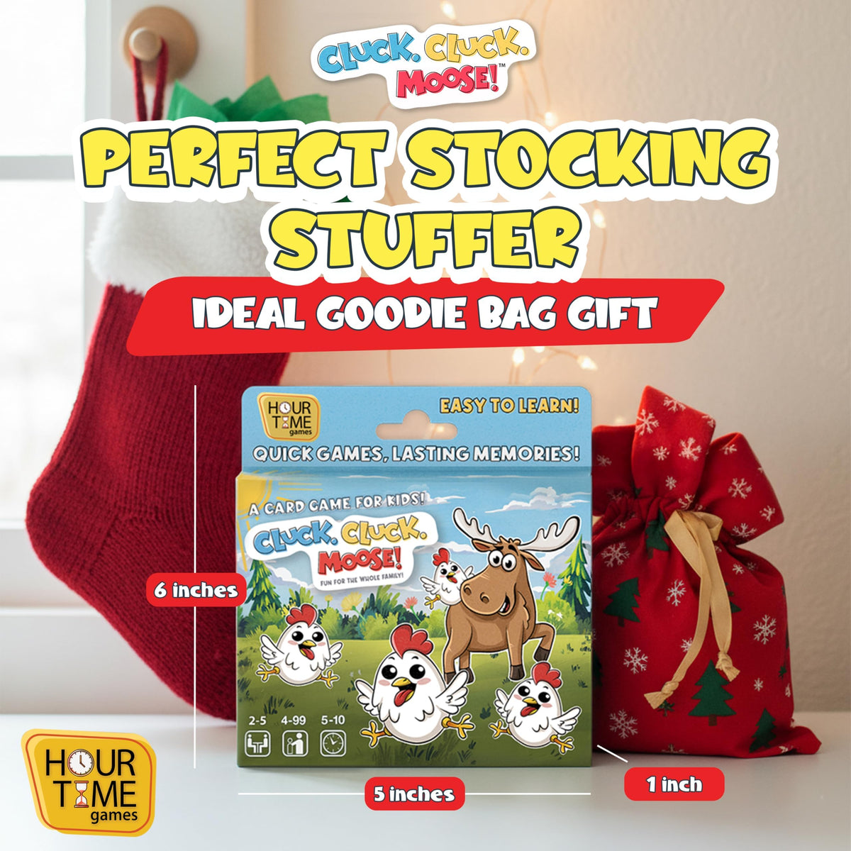Keeper Chaos Cluck Cluck Moose – Hilarious Animal Card Game for Family Game Night