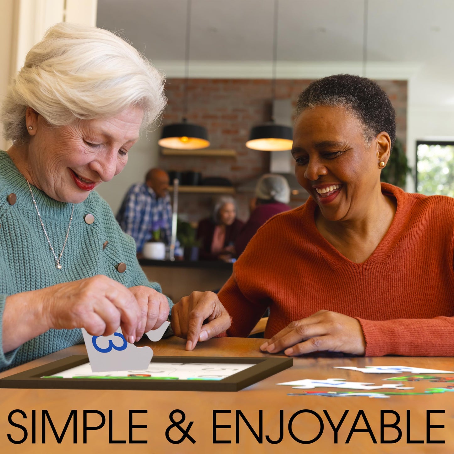 Keeping Busy Numbered 3 Pack Large Piece Puzzles for Seniors | Dementia Activities & Elder Care