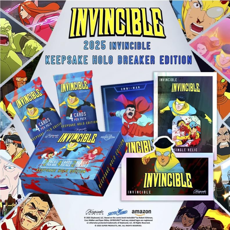 Keepsake 2025 Invincible Holo Breaker Box – Breakers Edition (2 Packs)