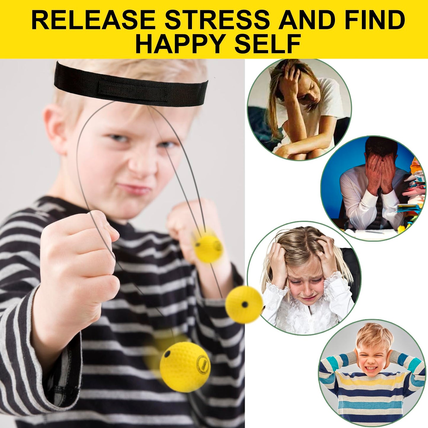 KEIFUKUH Funny Gadgets Ball – Valentines Day Gifts for Boys and Teens | Fun Coordination & Quick Reflex Training