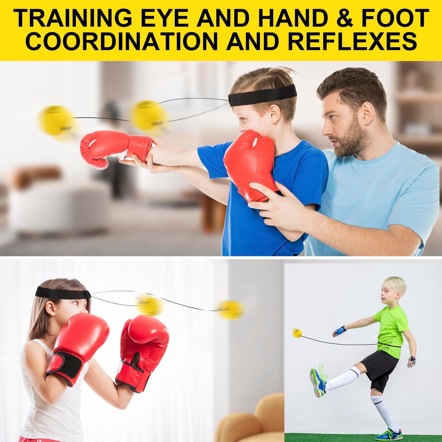 KEIFUKUH Funny Gadgets Ball – Valentines Day Gifts for Boys and Teens | Fun Coordination & Quick Reflex Training