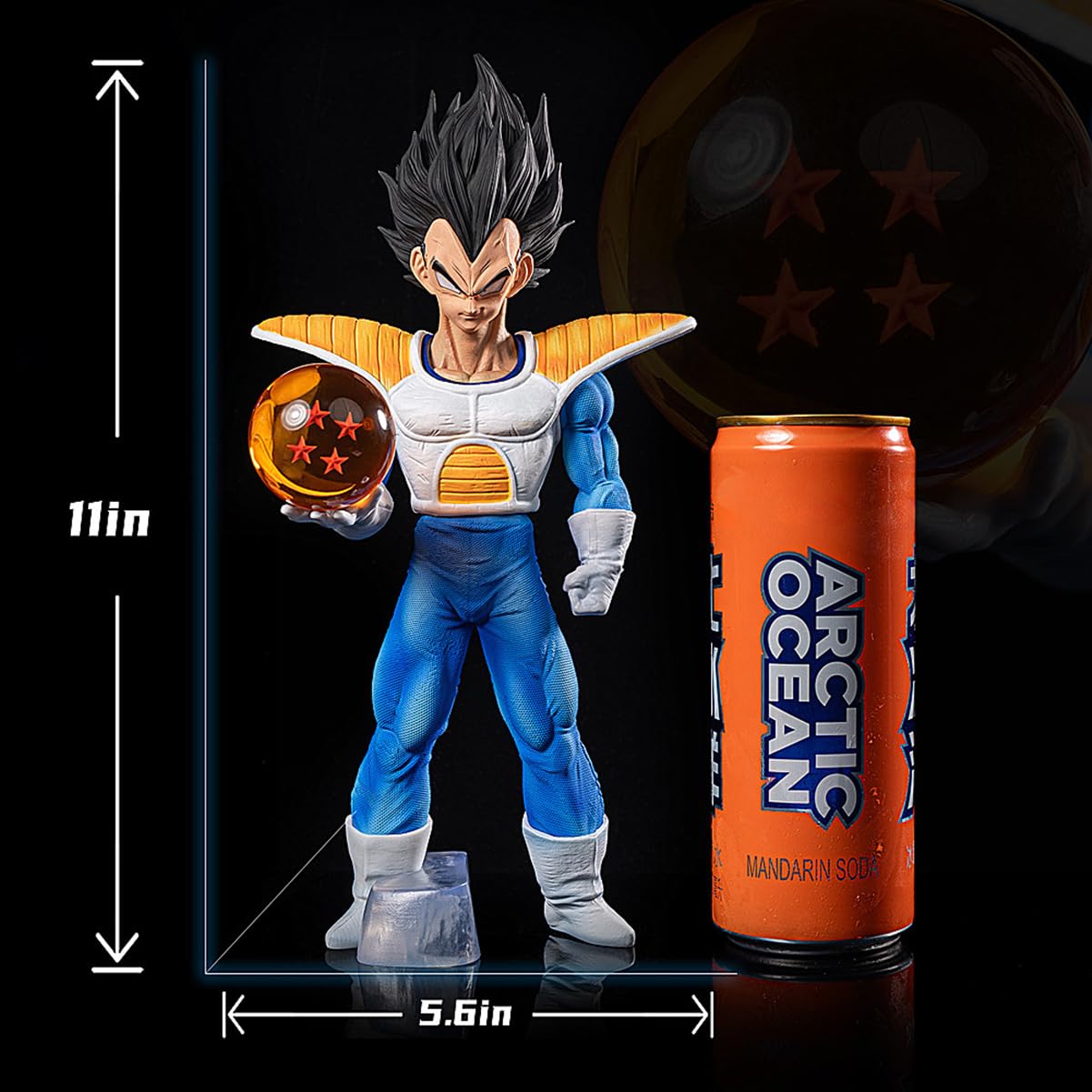 KELAKE GK DZB Vegeta Action Figure – 11 Inch PVC Collectible Statue
