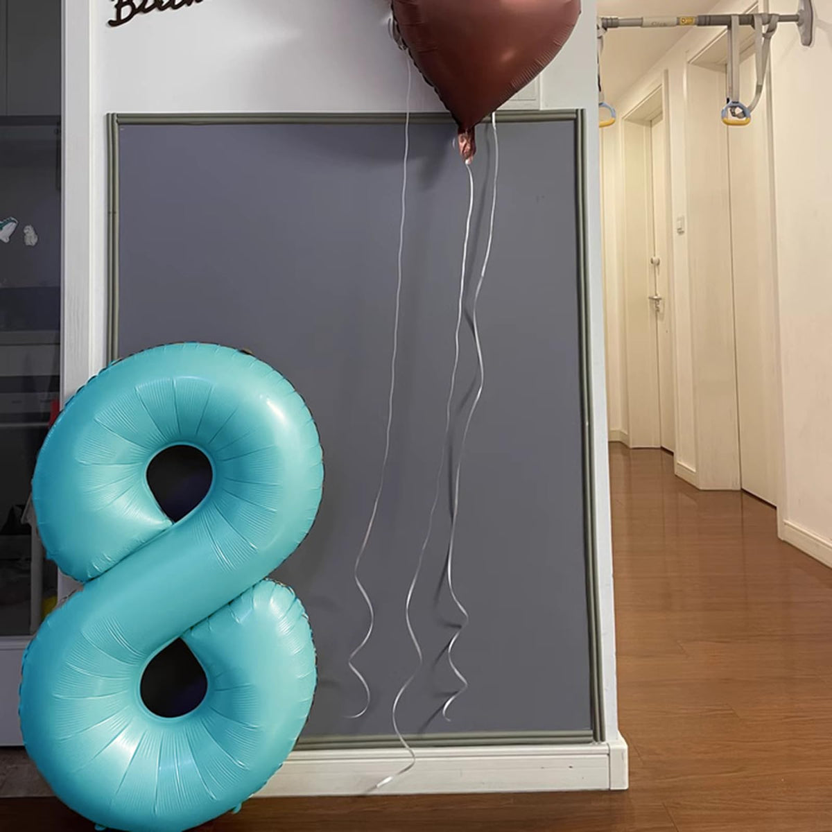 Kelfuoya 40-Inch Light Blue Number 18 Balloon - Jumbo Mylar Foil for Birthdays & Anniversaries