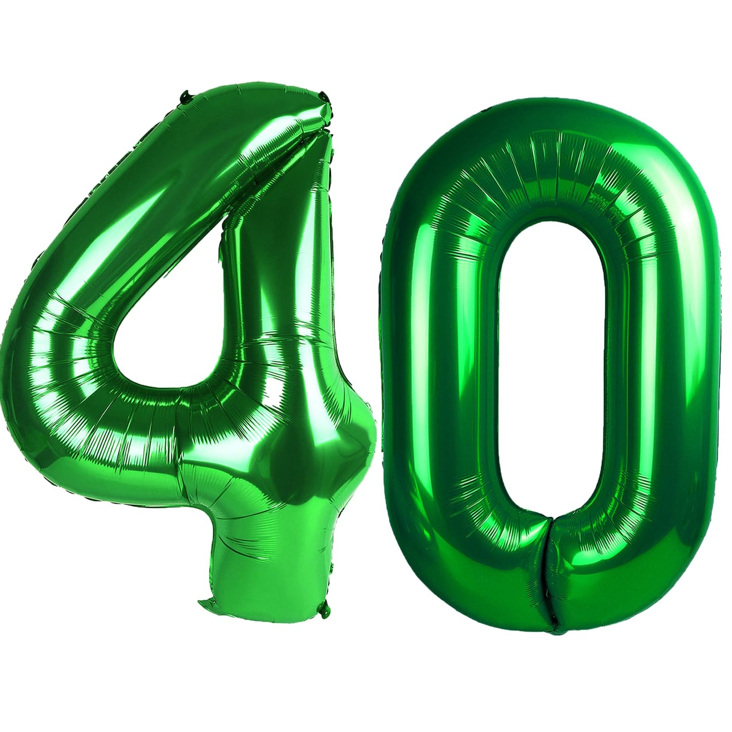 Kelfuoya 40 Inch Digital Number Balloon – Jumbo 40th Birthday Mylar Foil Balloon for Parties