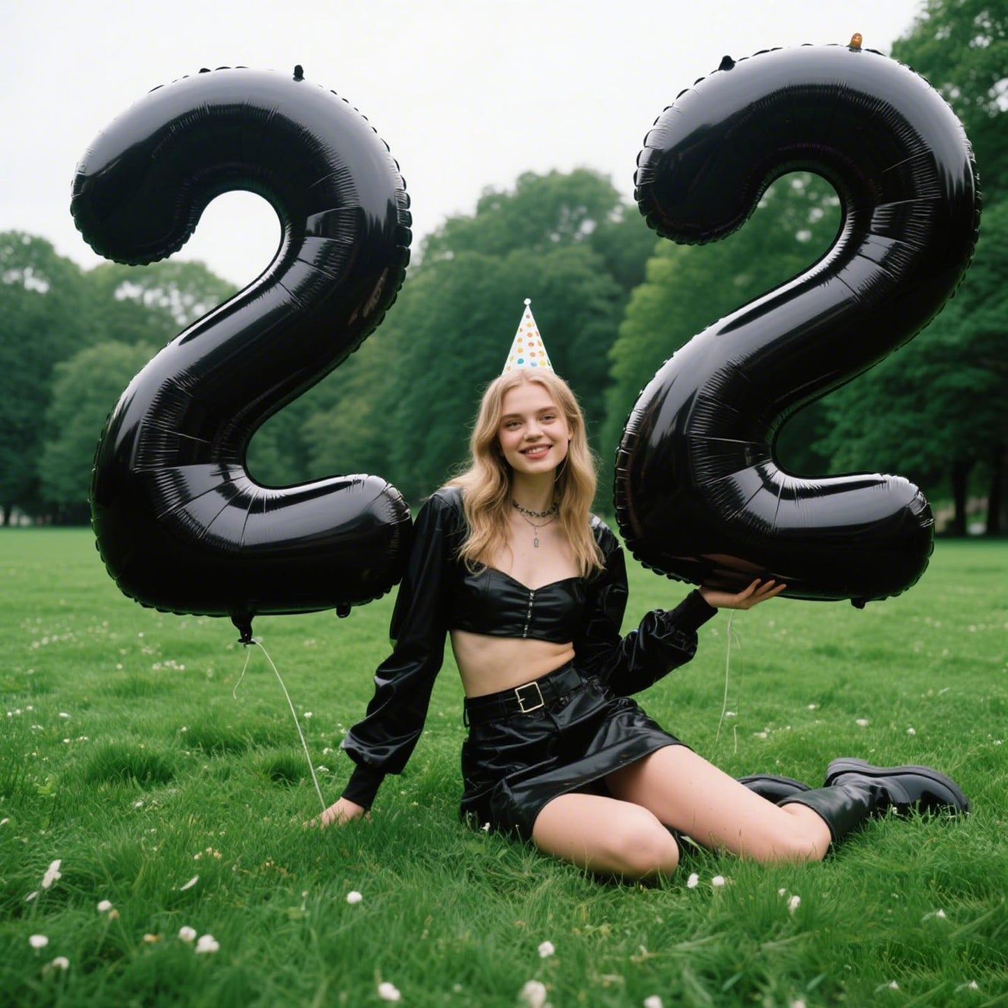 Kelfuoya 40-Inch Black Number 2 Balloon – Jumbo Birthday & Anniversary Party Decor