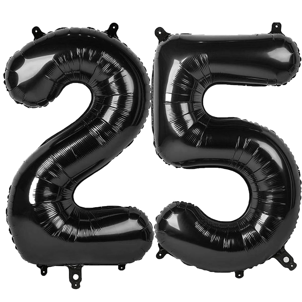 Kelfuoya 40 Inch Black Number 25 Balloon – Jumbo Mylar Foil Balloon for Celebrations