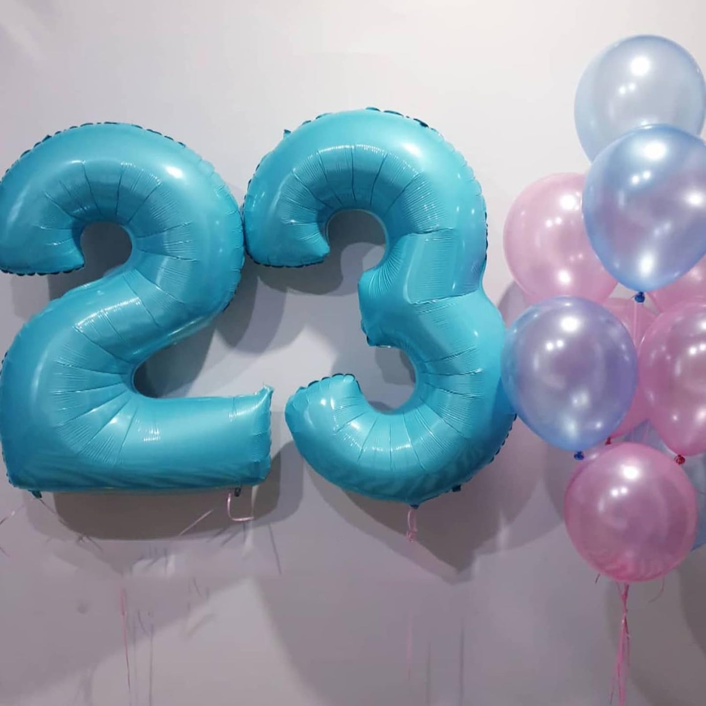 Kelfuoya 40-Inch Blue Number 3 Foil Balloon – Large 3rd Birthday & Anniversary Decor