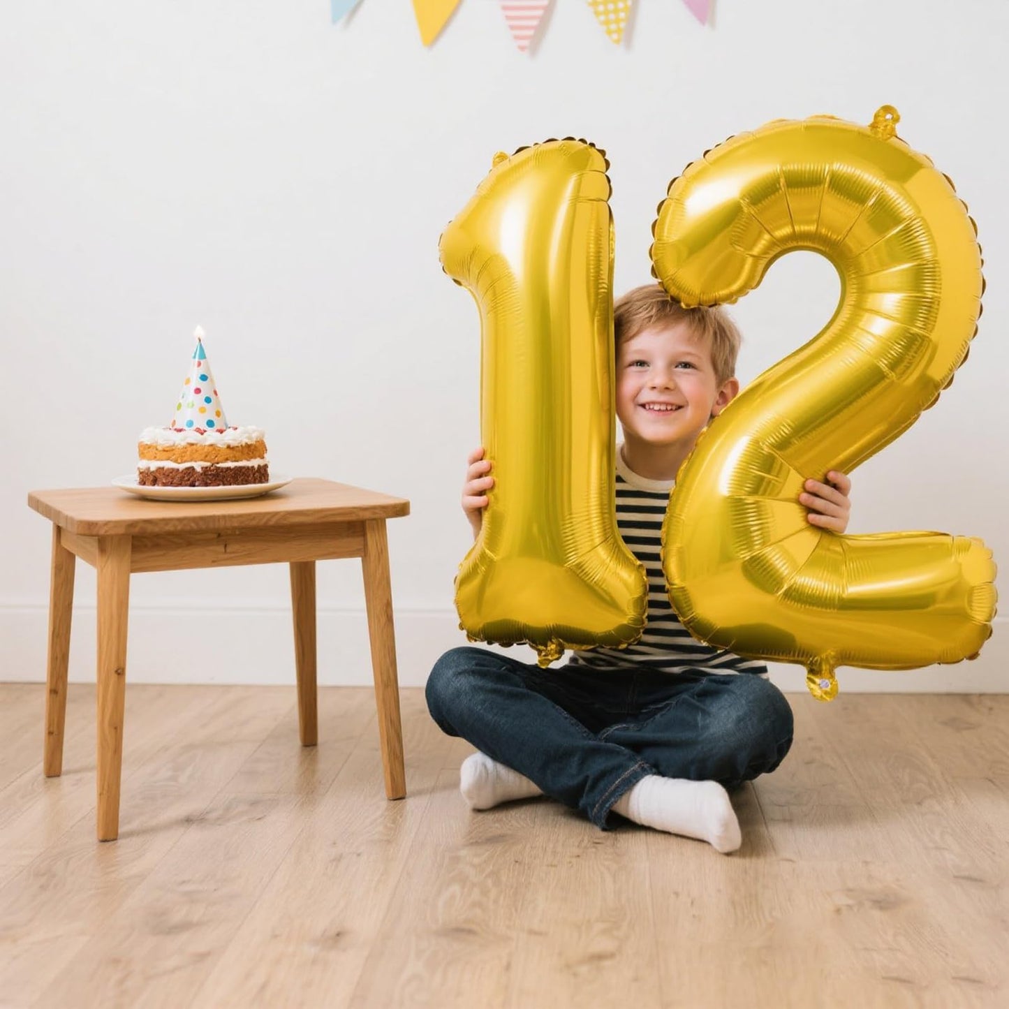 Kelfuoya 40-Inch Gold Number 1 Balloon | Jumbo Mylar Foil Balloon for First Birthday, Weddings & Milestones