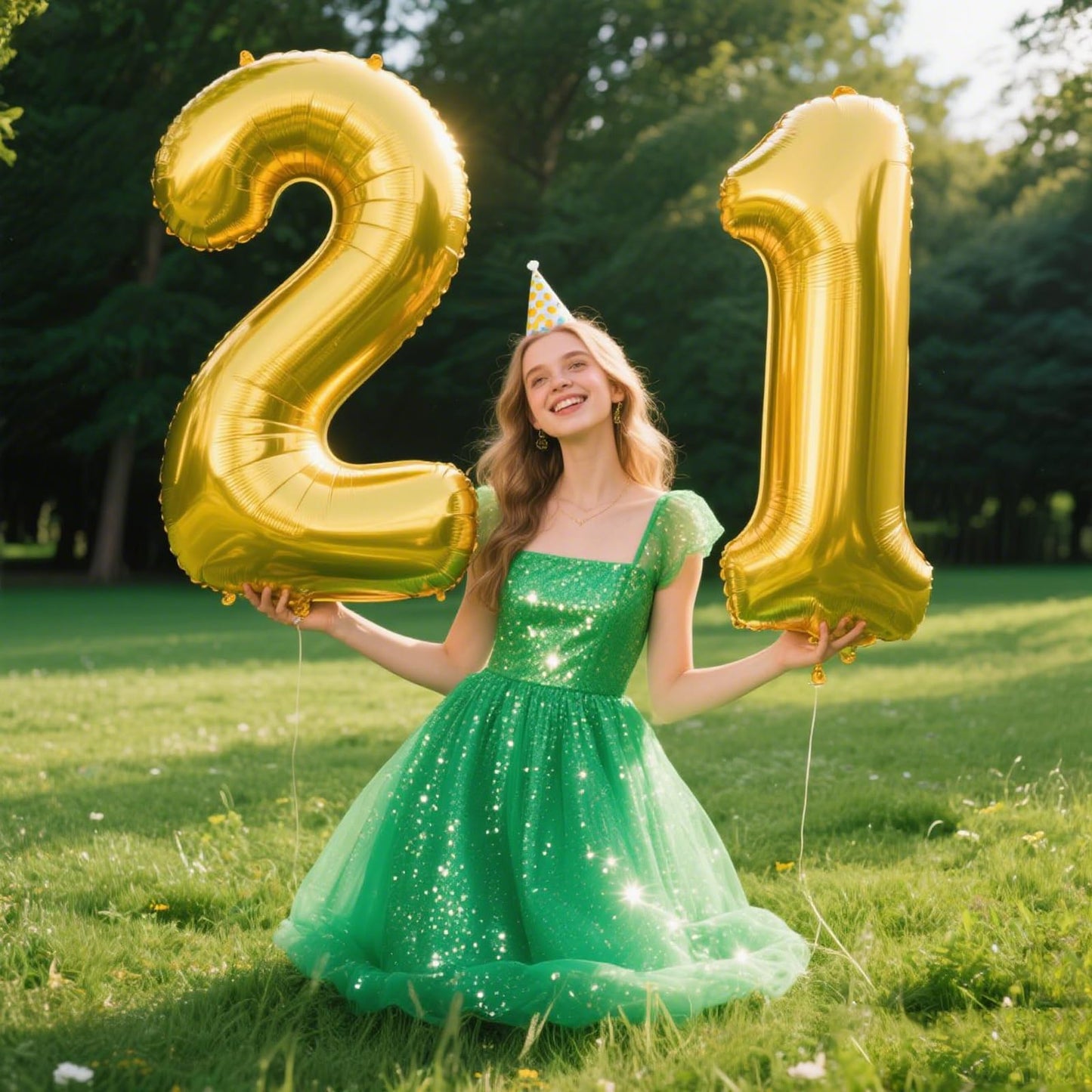 Kelfuoya 40-Inch Gold Number 1 Balloon | Jumbo Mylar Foil Balloon for First Birthday, Weddings & Milestones