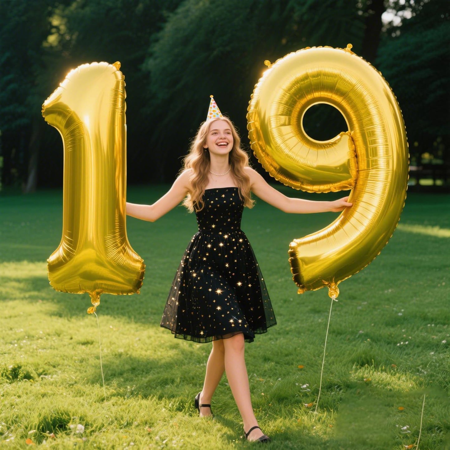 Kelfuoya 40-Inch Gold Number 1 Balloon | Jumbo Mylar Foil Balloon for First Birthday, Weddings & Milestones