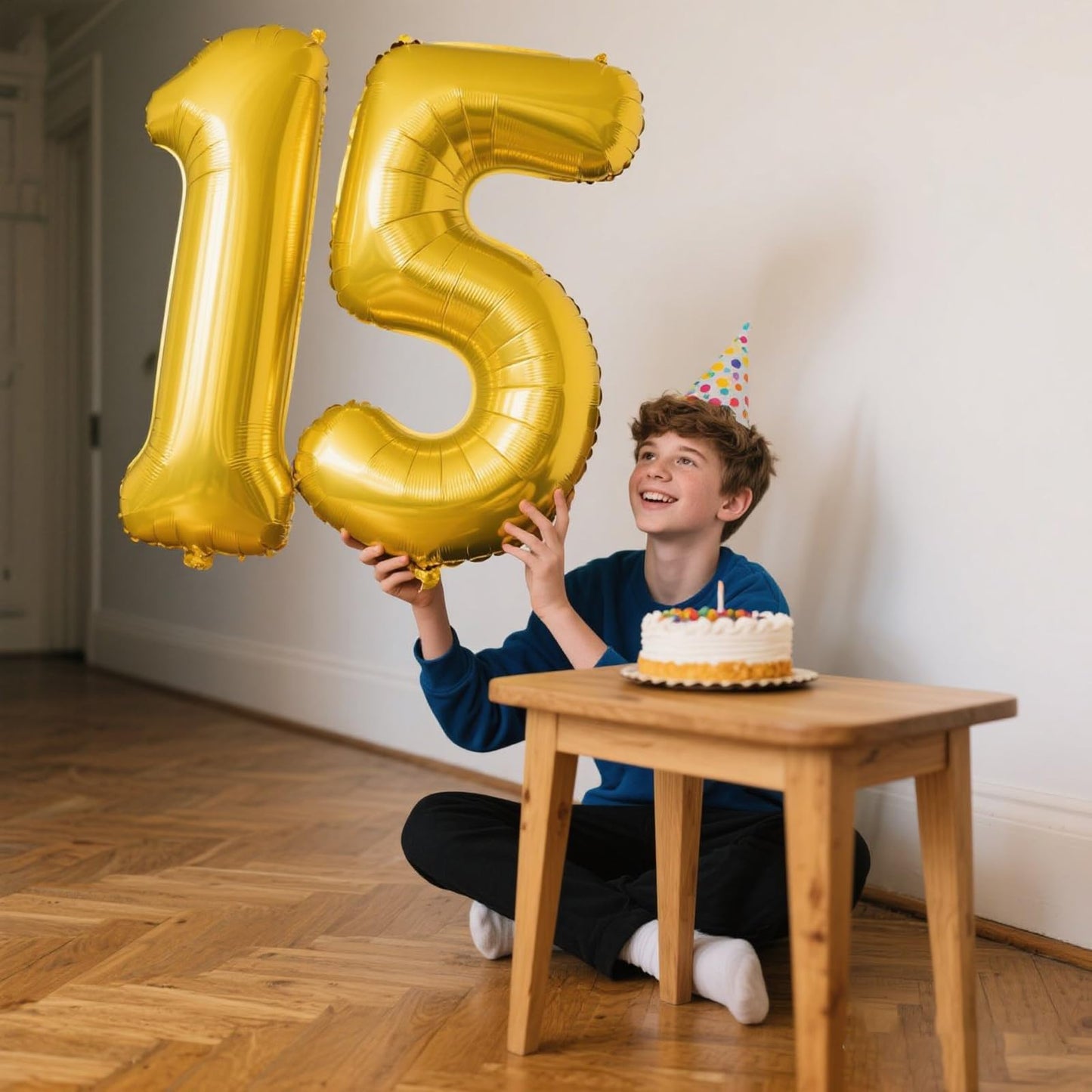 Kelfuoya 40-Inch Gold Number 1 Balloon | Jumbo Mylar Foil Balloon for First Birthday, Weddings & Milestones