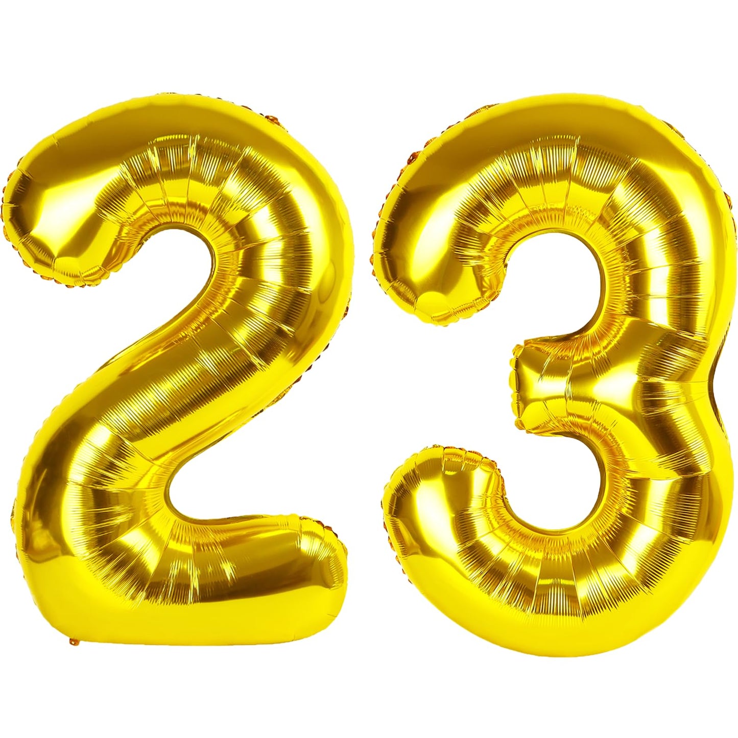 Kelfuoya 40-Inch Gold Number 23 Balloon – Giant Mylar Foil Birthday & Anniversary Decor