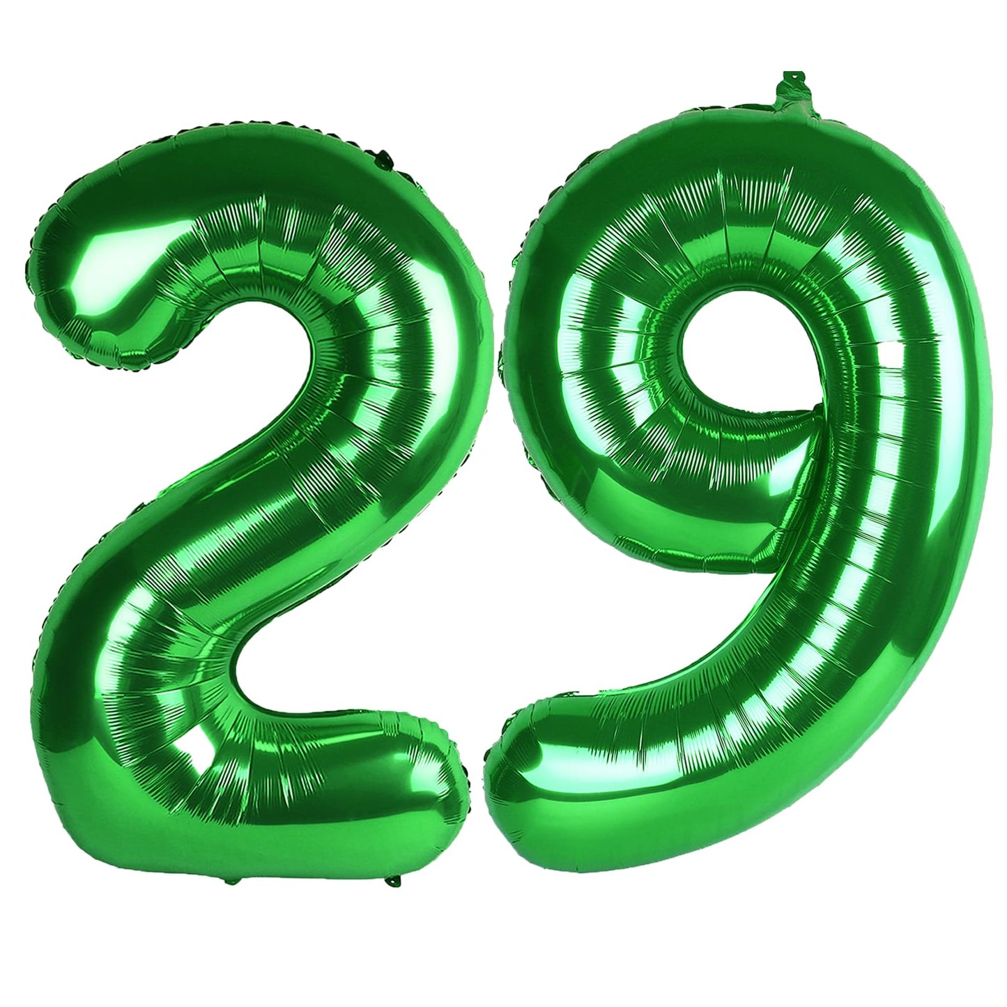 Kelfuoya 40-Inch Green Number 29 Balloon – Jumbo Mylar Backdrop for Parties