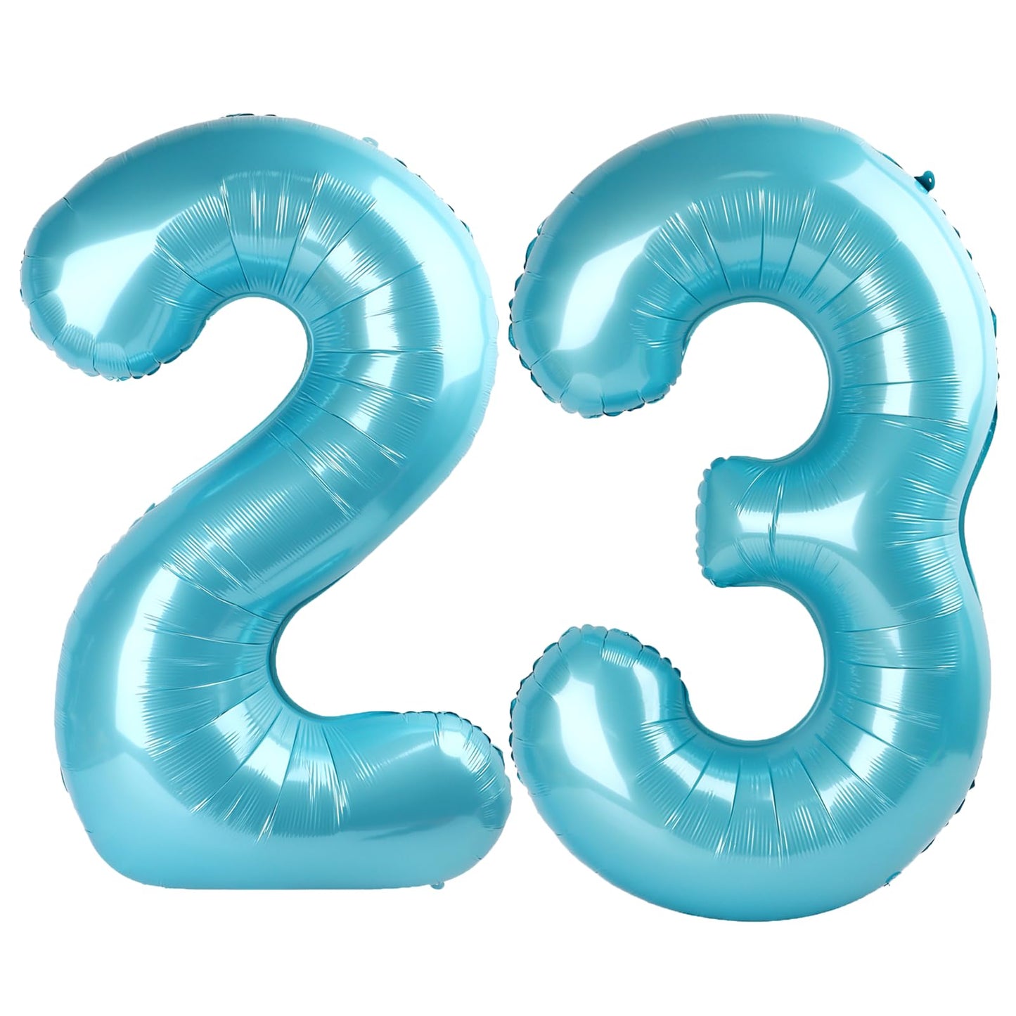 Kelfuoya 40-Inch Light Blue Number 23 Balloon – Jumbo Mylar Foil Digits for Birthdays & Anniversaries