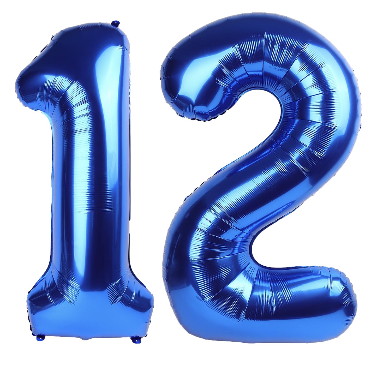 Kelfuoya 40-Inch Navy Blue Number 12 Balloon | Jumbo Mylar Foil for Birthdays & Anniversaries