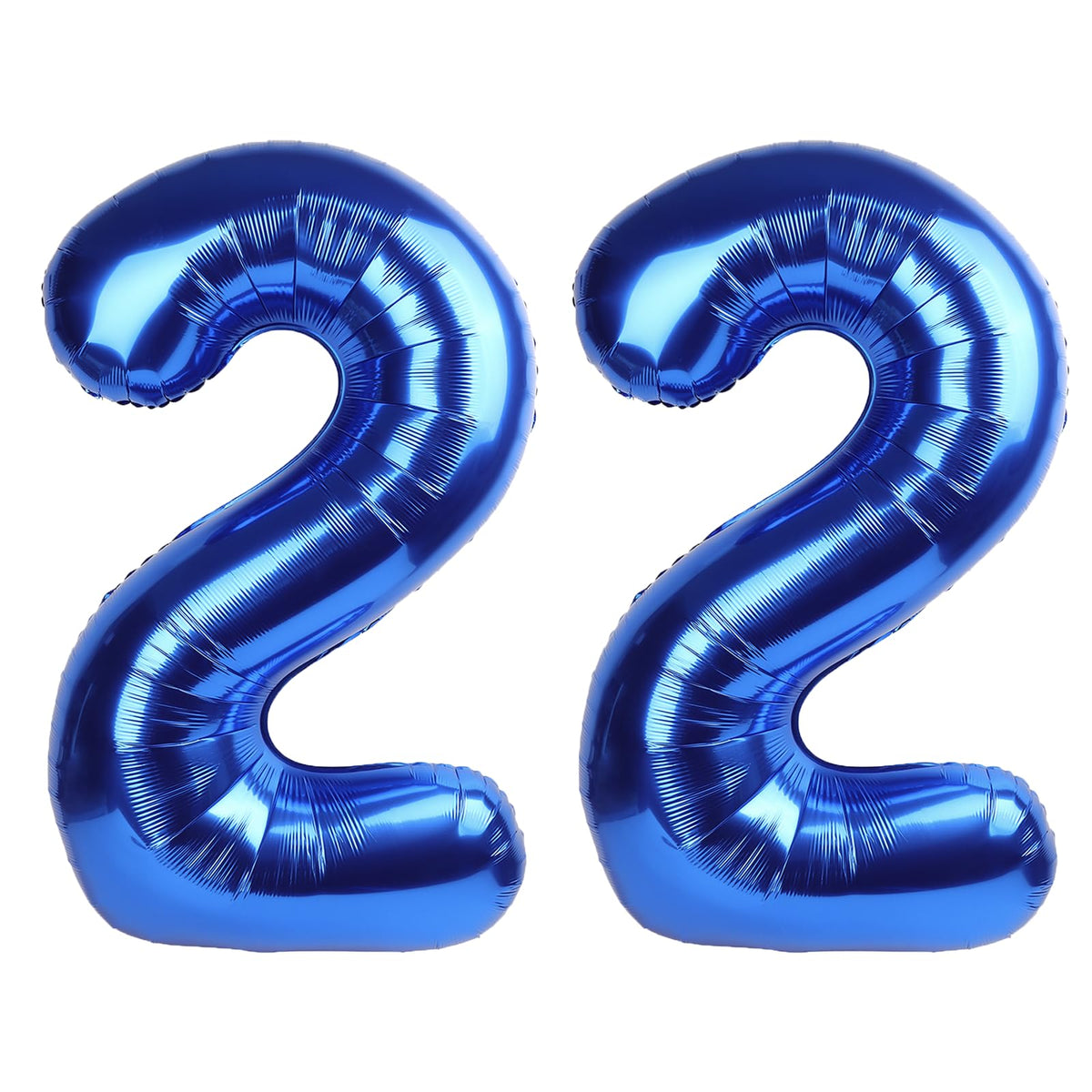 Kelfuoya 40-Inch Navy Blue Number 22 Balloon – Jumbo Mylar Foil Balloon for Birthday & Anniversary Parties