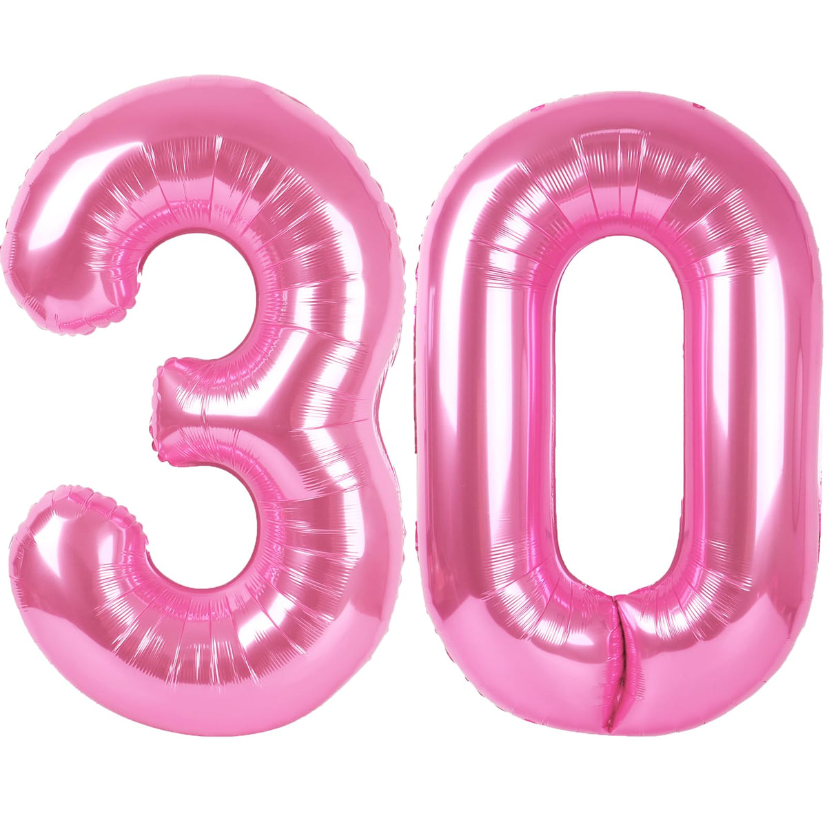 Kelfuoya 40 Inch Pink Number 30 Balloon – Jumbo Mylar Foil Helium Balloon