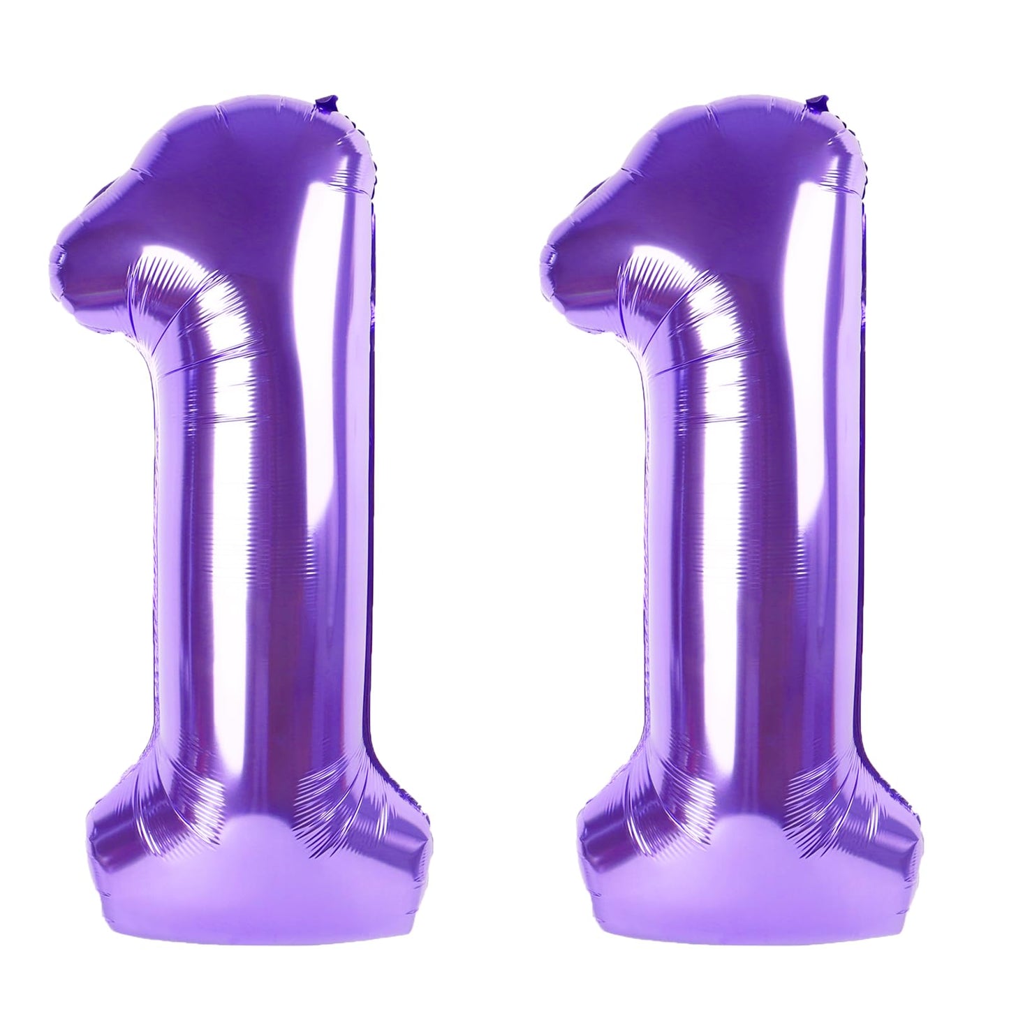 Kelfuoya 40-Inch Purple Number 11 Digital Balloon – Jumbo Mylar Foil Balloon for Birthdays & Anniversaries