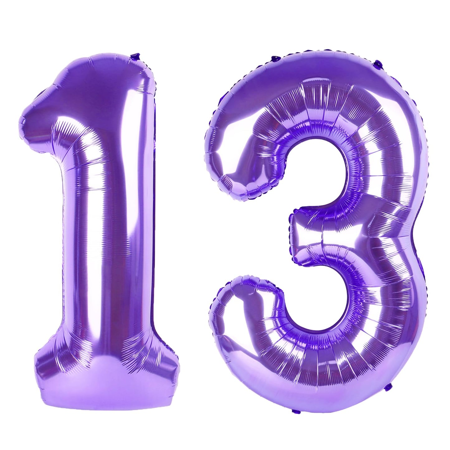 Kelfuoya 40-Inch Purple Number 13 Balloon – Jumbo Mylar Decor