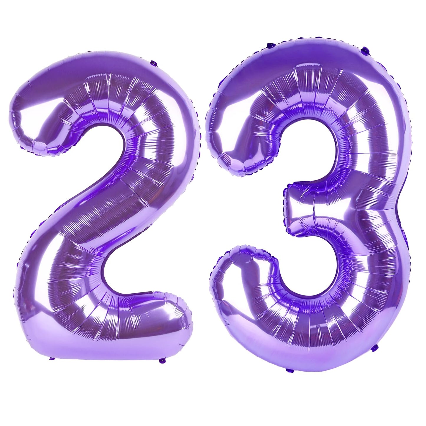 Kelfuoya 40 Inch Purple Number 23 Balloon - Jumbo Mylar Foil for Birthdays & Anniversaries