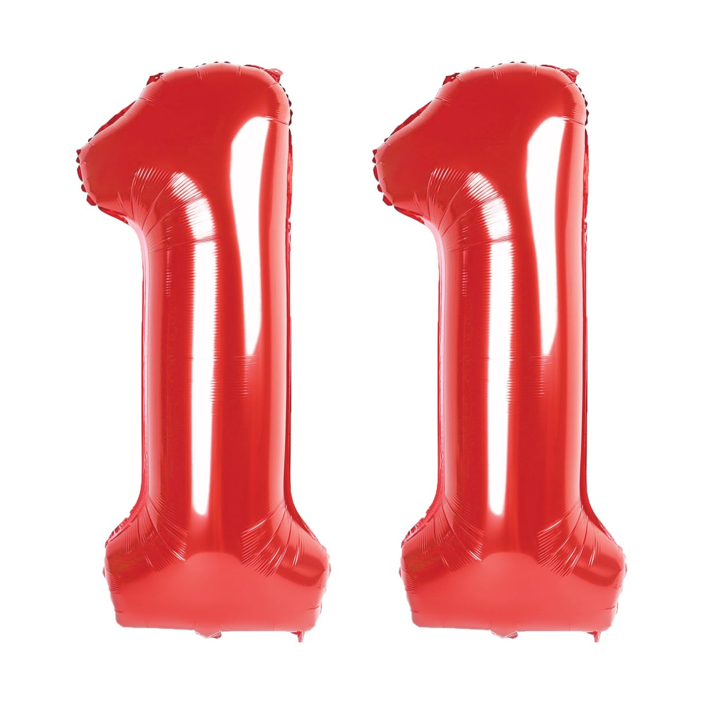 Kelfuoya 40-Inch Red Number 11 Balloon — Jumbo Mylar Foil Balloon for Birthdays & Anniversaries