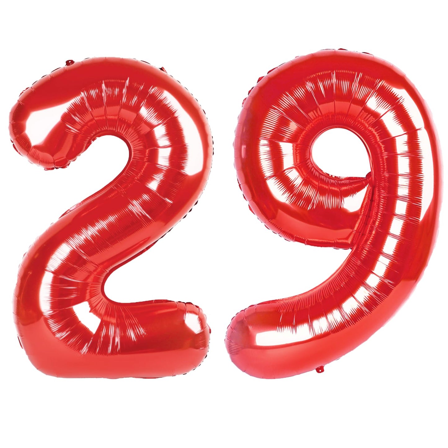 Kelfuoya 40-Inch Red Number 29 Balloon – Jumbo Mylar Foil Balloon for Birthday & Anniversary