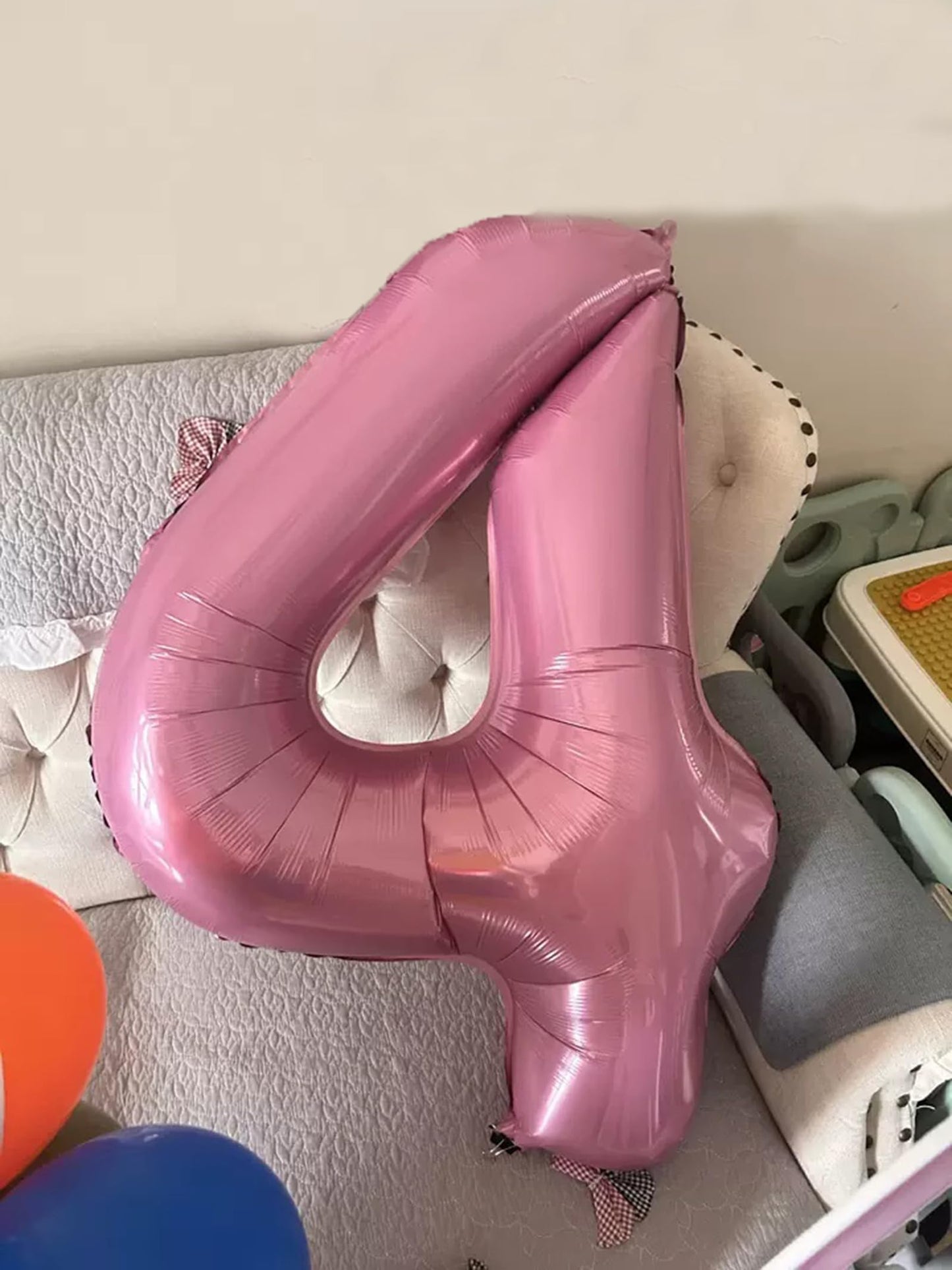 Kelfuoya 40 Inch Pink 14 Digital Balloon – Jumbo Mylar Number for Parties