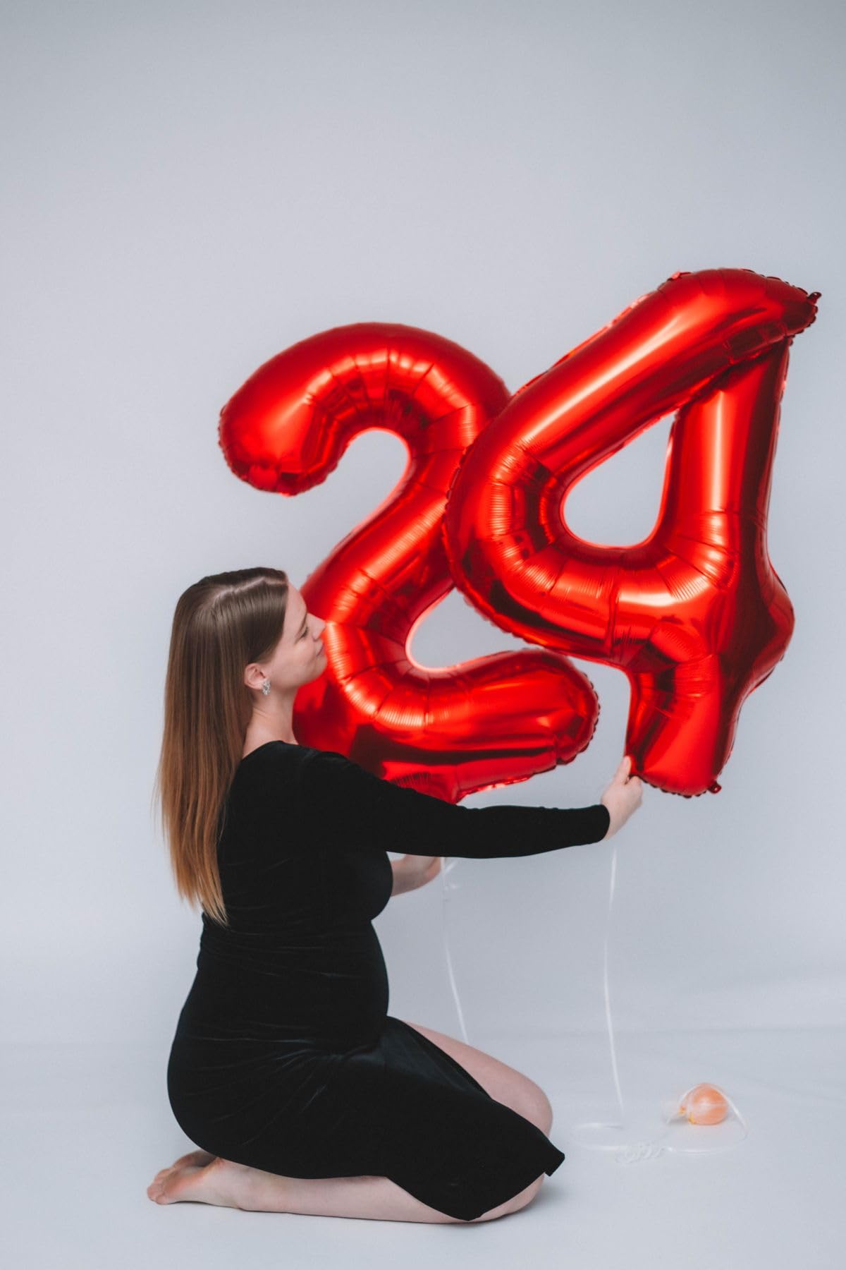 Kelfuoya 40-Inch Red 4-Number Balloon – Jumbo Foil Helium Birthday & Anniversary Decor