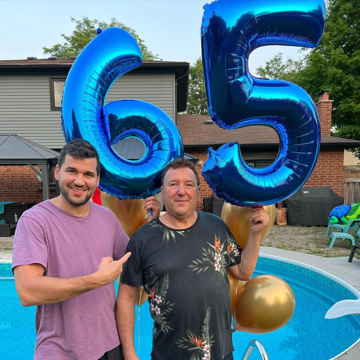 Kelfuoya 40-Inch Navy Blue Number 9 Foil Balloon | Jumbo 9 Balloon for Birthdays & Celebrations