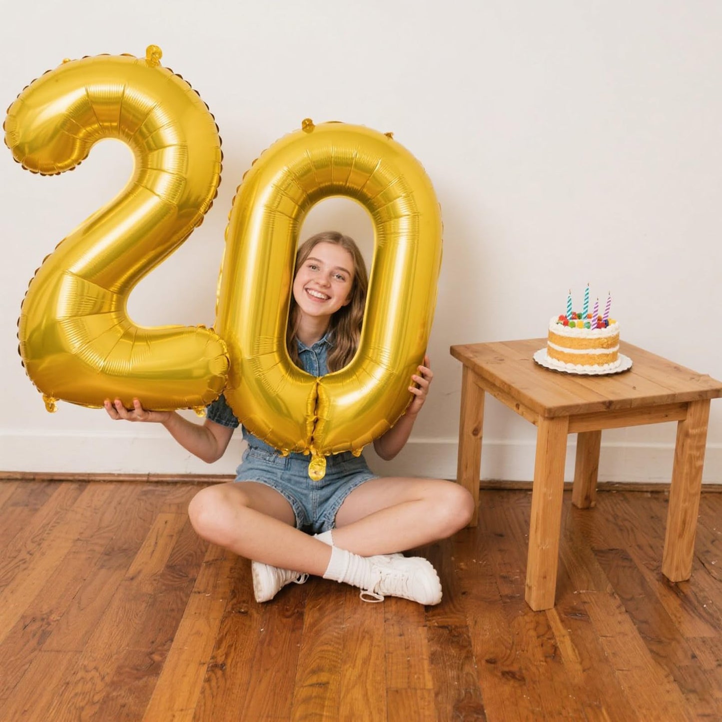 Kelfuoya 40 Inch Gold Number 0 Balloon – Jumbo Mylar Foil Balloons for Birthdays, Weddings & Anniversaries