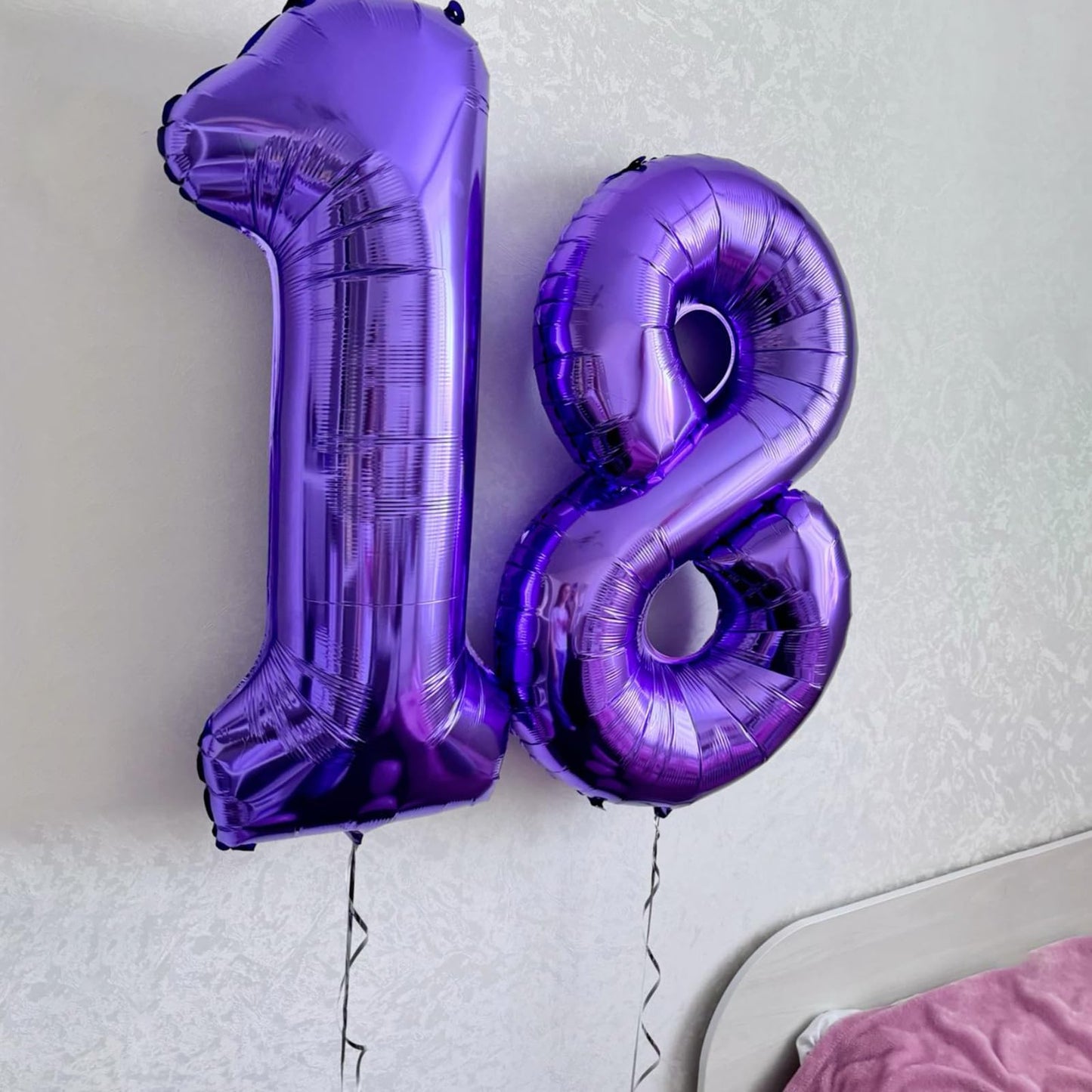 Kelfuoya 40-Inch Purple Number 21 Balloon – Jumbo Mylar Foil Helium Balloon for Parties