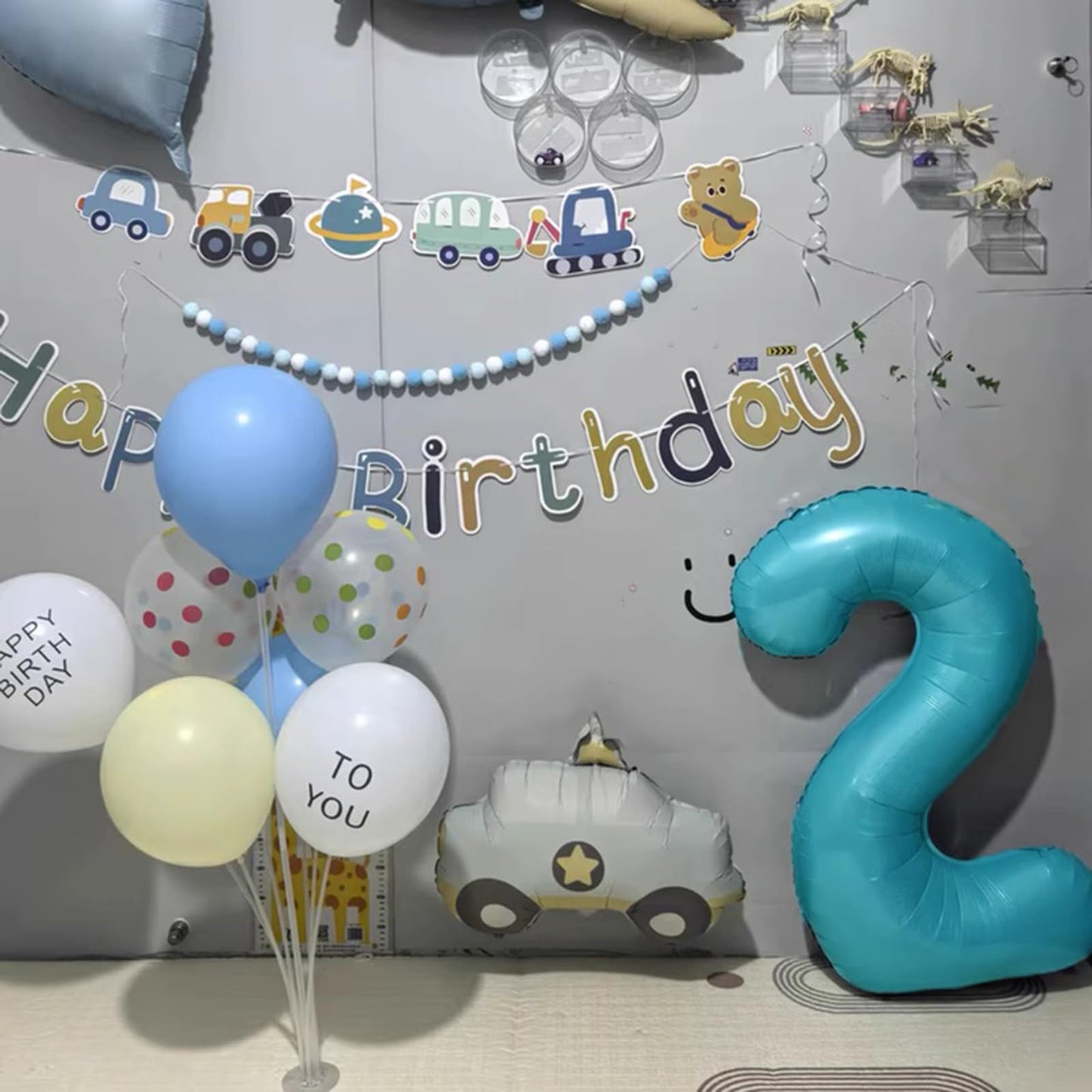 Kelfuoya 40in Light Blue Number 12 Balloon | Jumbo Mylar Foil Digital Balloon for Birthdays & Anniversaries