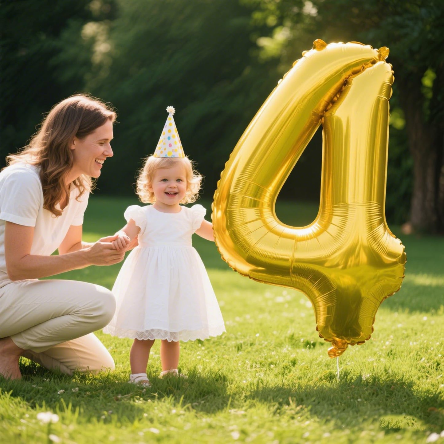 Kelfuoya 40 Inch Gold Number 14 Balloon – Jumbo Mylar Foil Balloon for 14th Birthday, Wedding or Anniversary Decor