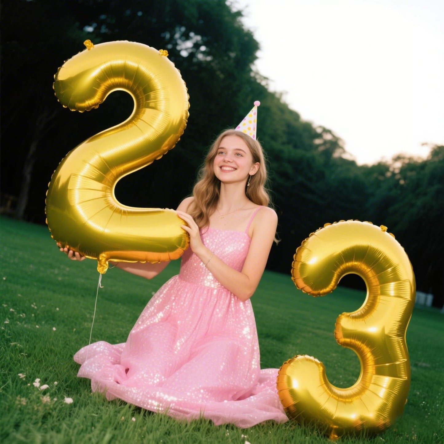 Kelfuoya 40in Gold Number 2 Balloon – Giant 2nd Birthday & Anniversary Decor