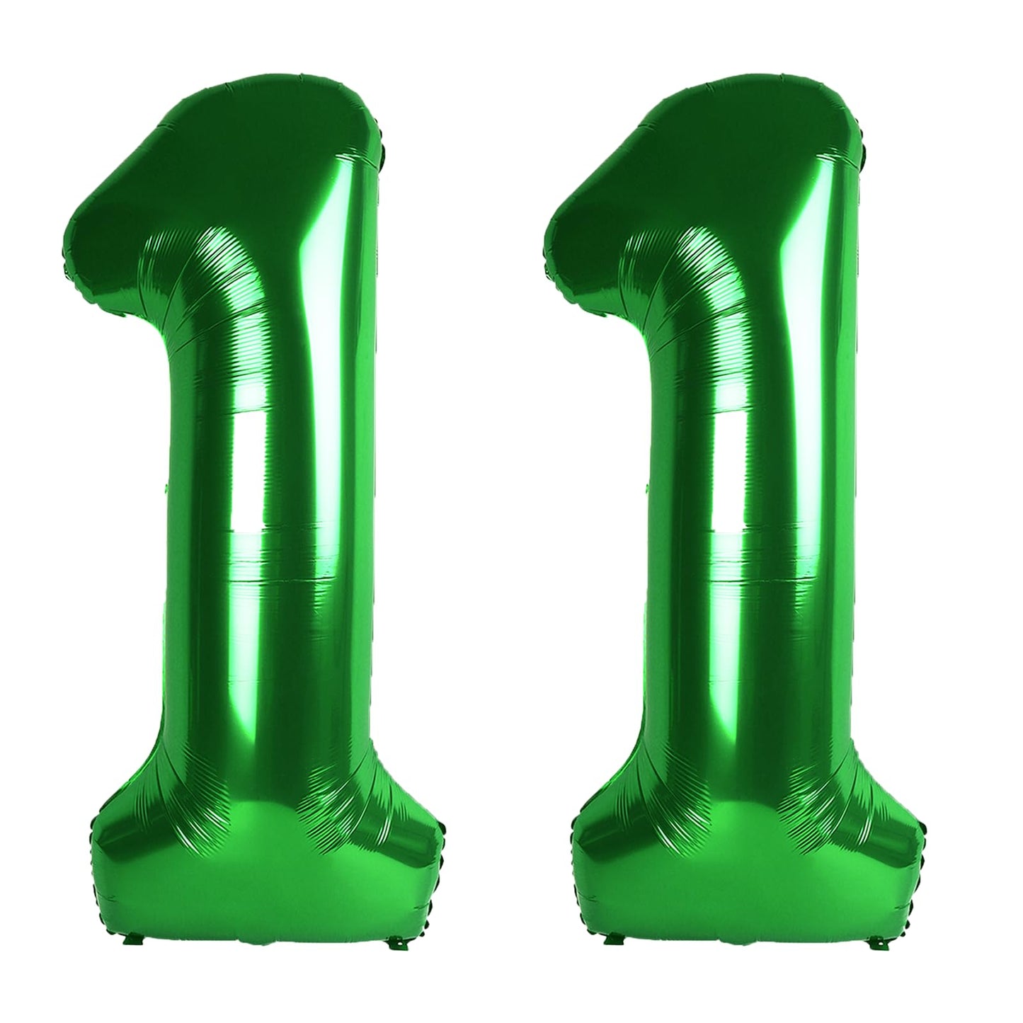 Kelfuoya 40 Inch Green Number 11 Balloon – Jumbo Mylar Foil Balloon for Birthdays, Weddings & Anniversaries