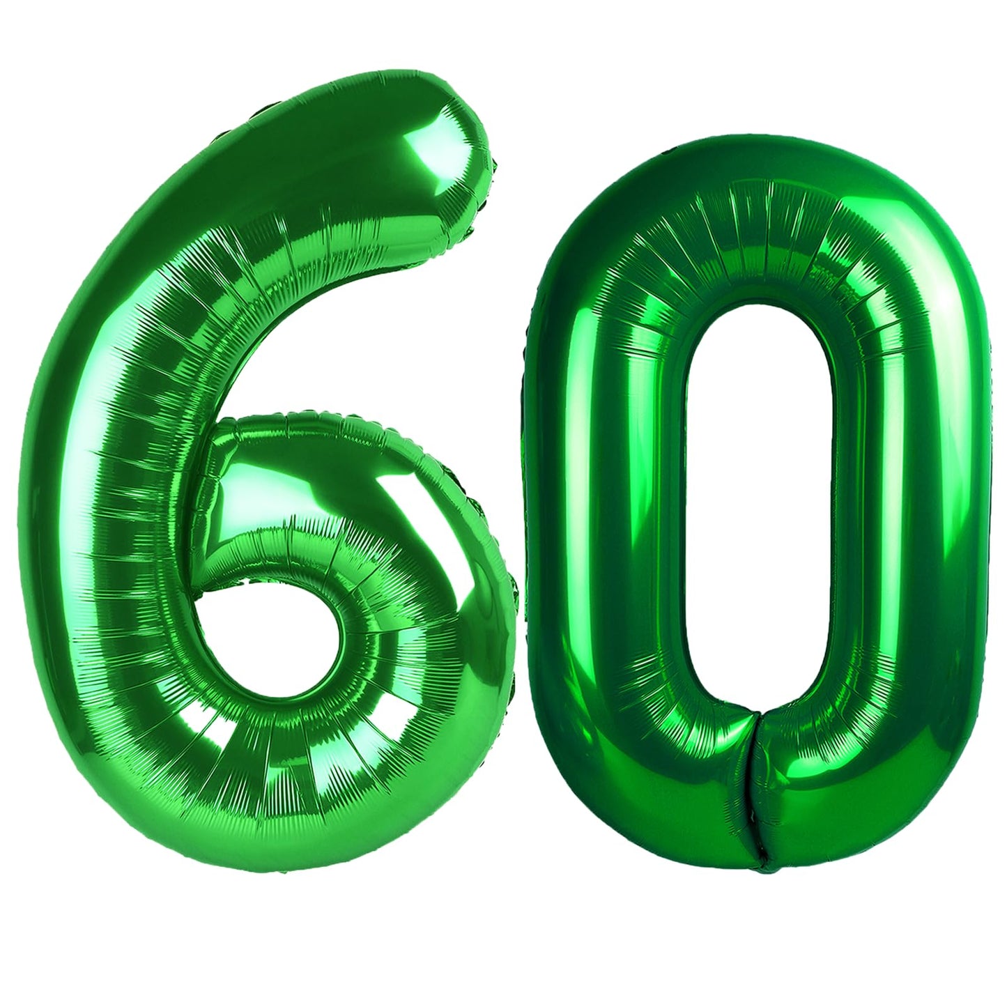 Kelfuoya 40-Inch Number 60 Foil Balloon – Jumbo Party Decor for Birthday & Anniversary