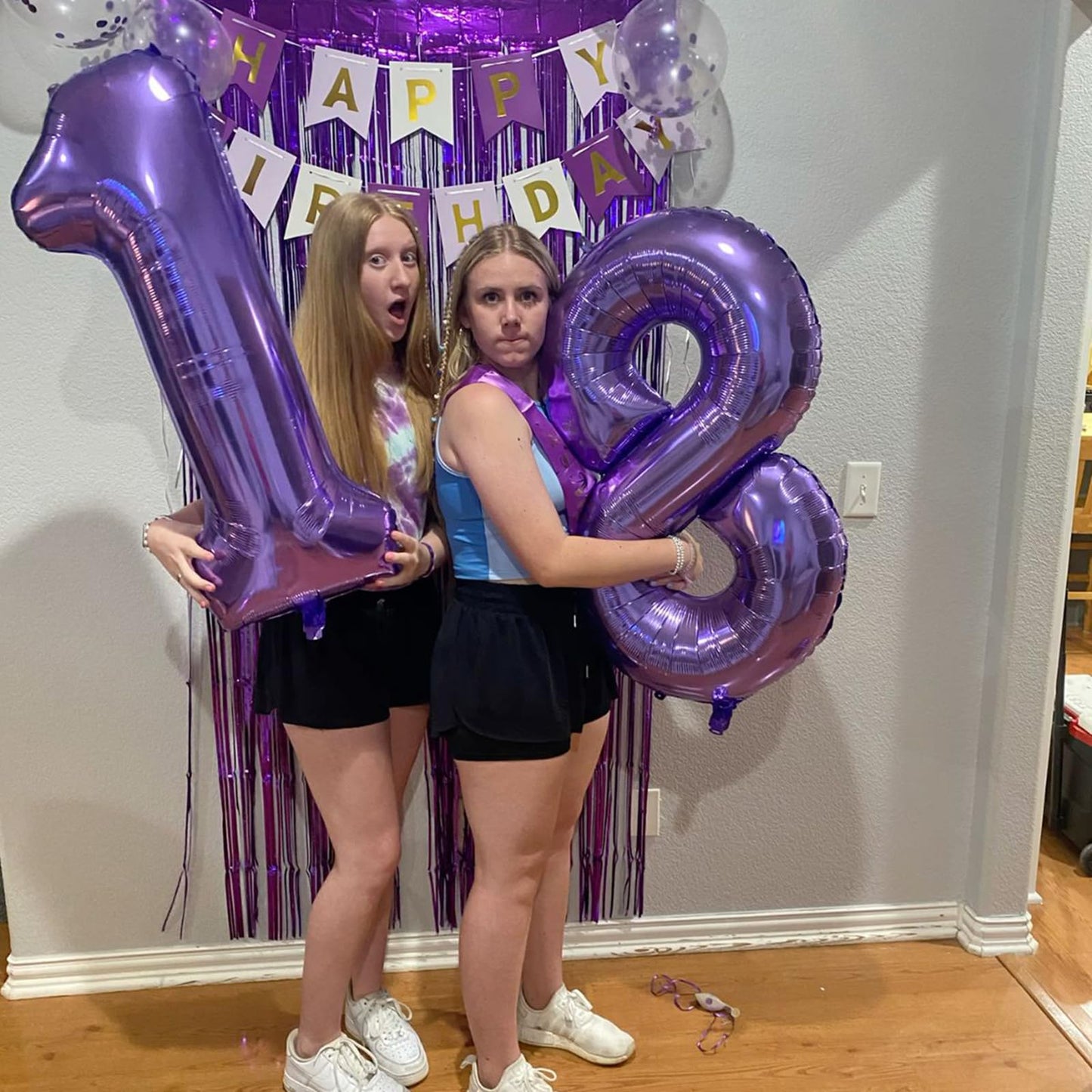 Kelfuoya 40-Inch Purple Number 13 Balloon – Jumbo Mylar Decor