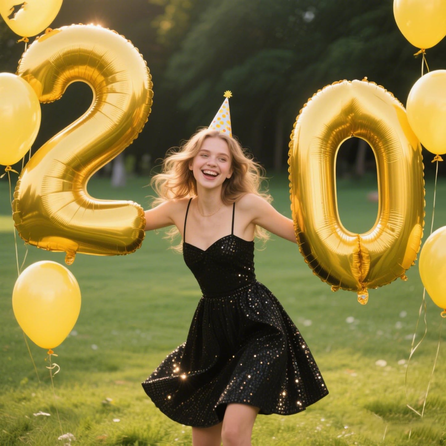 Kelfuoya 40 Inch Gold Number 0 Balloon – Jumbo Mylar Foil Balloons for Birthdays, Weddings & Anniversaries