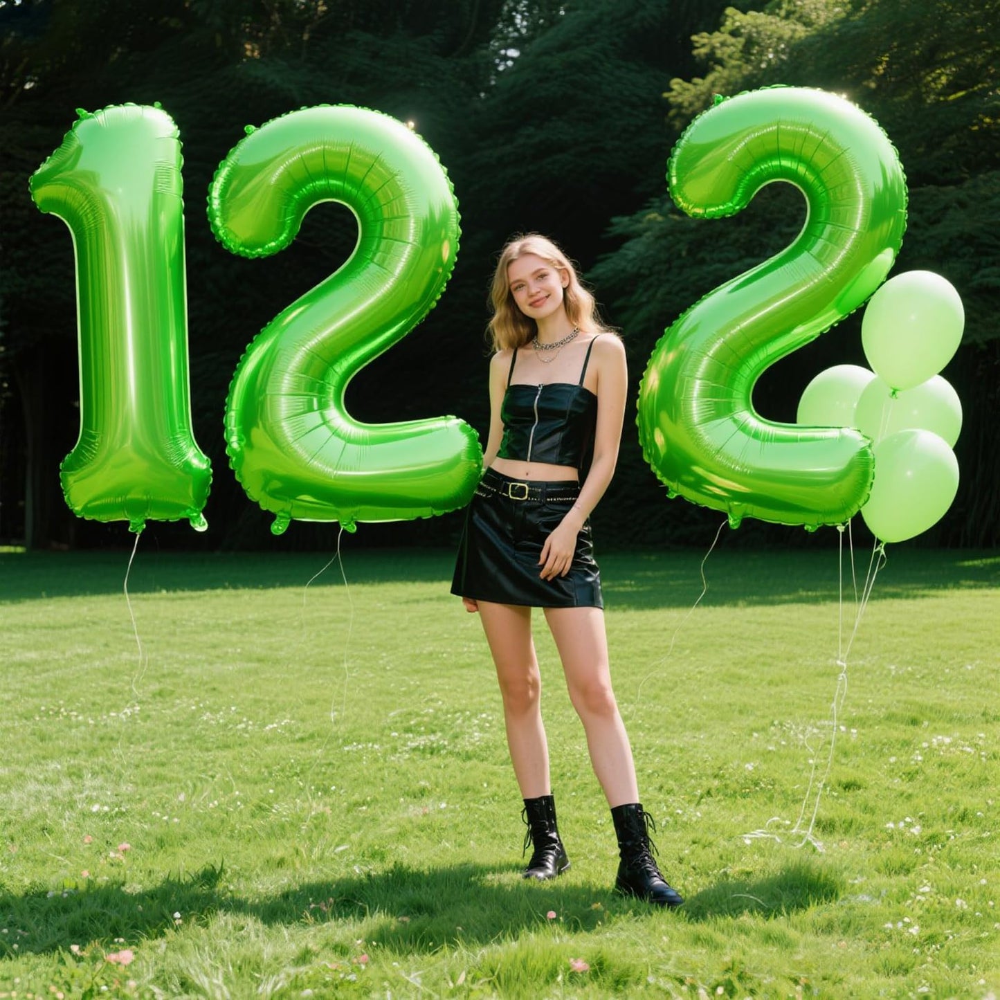 Kelfuoya 40 Inch Light Green Number 1 Balloon – Jumbo Mylar Foil Birthday & Celebration Decor