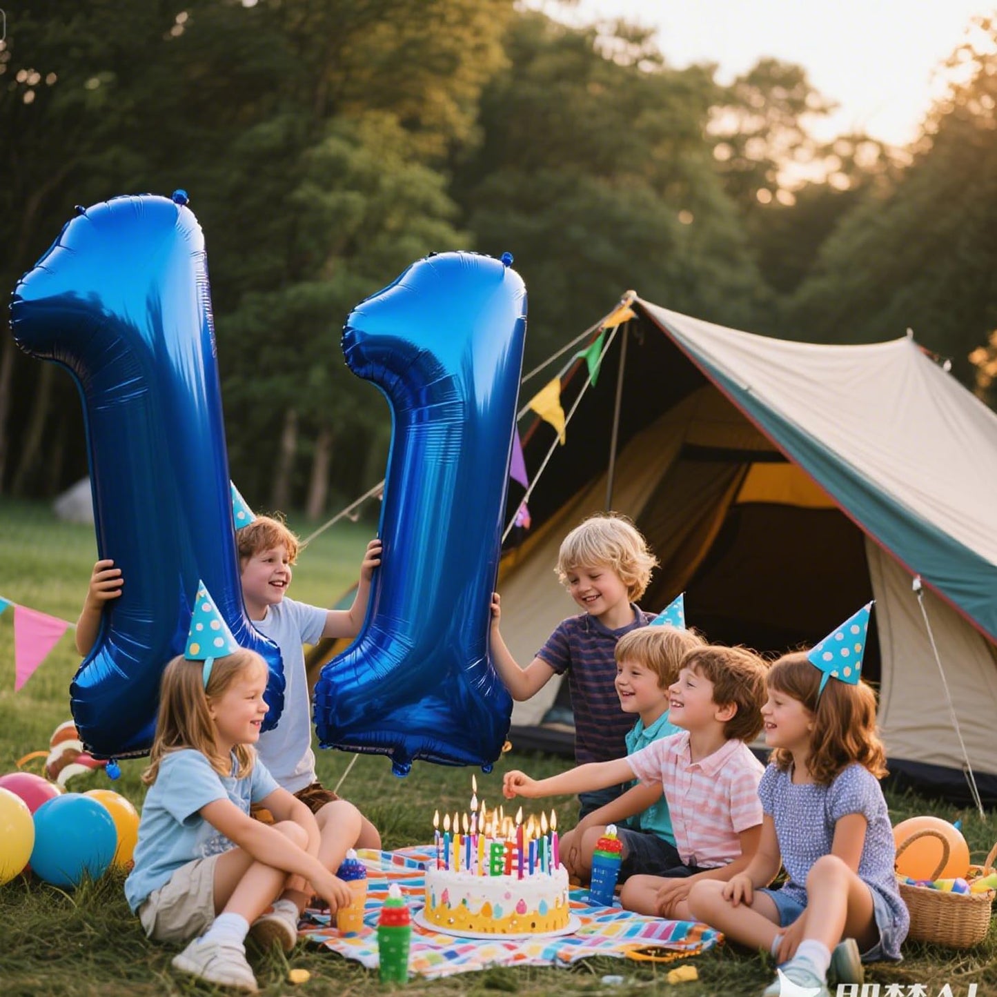 Kelfuoya 40-Inch Navy Blue Number 11 Balloon – Jumbo Mylar Foil Balloon for Birthdays & Anniversaries