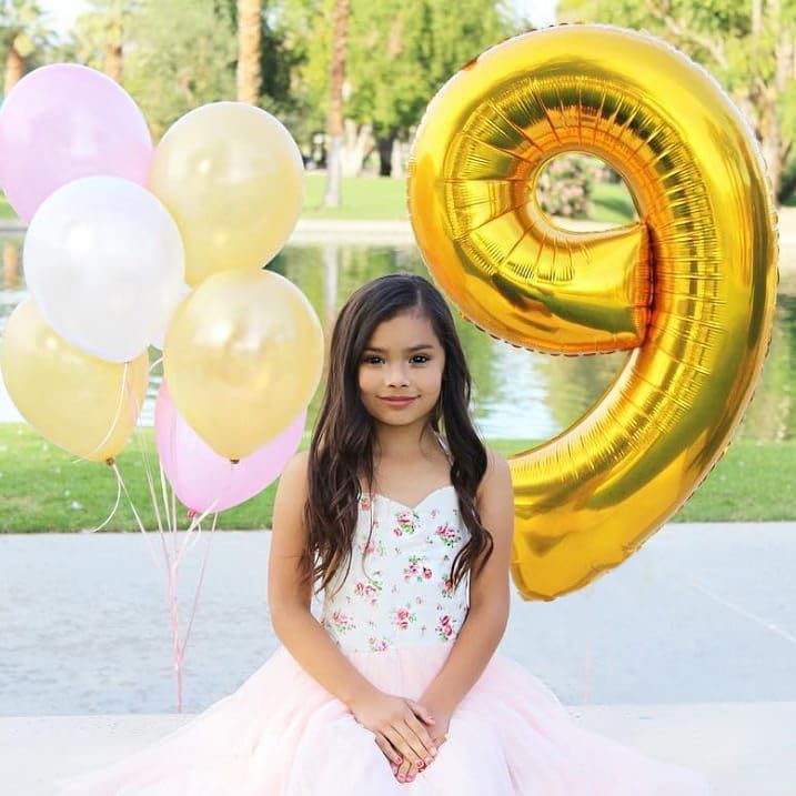 Kelfuoya 40-Inch Gold Number 90 Balloon – Jumbo Mylar Foil Balloon for 90th Birthday, Anniversary & Party Decor