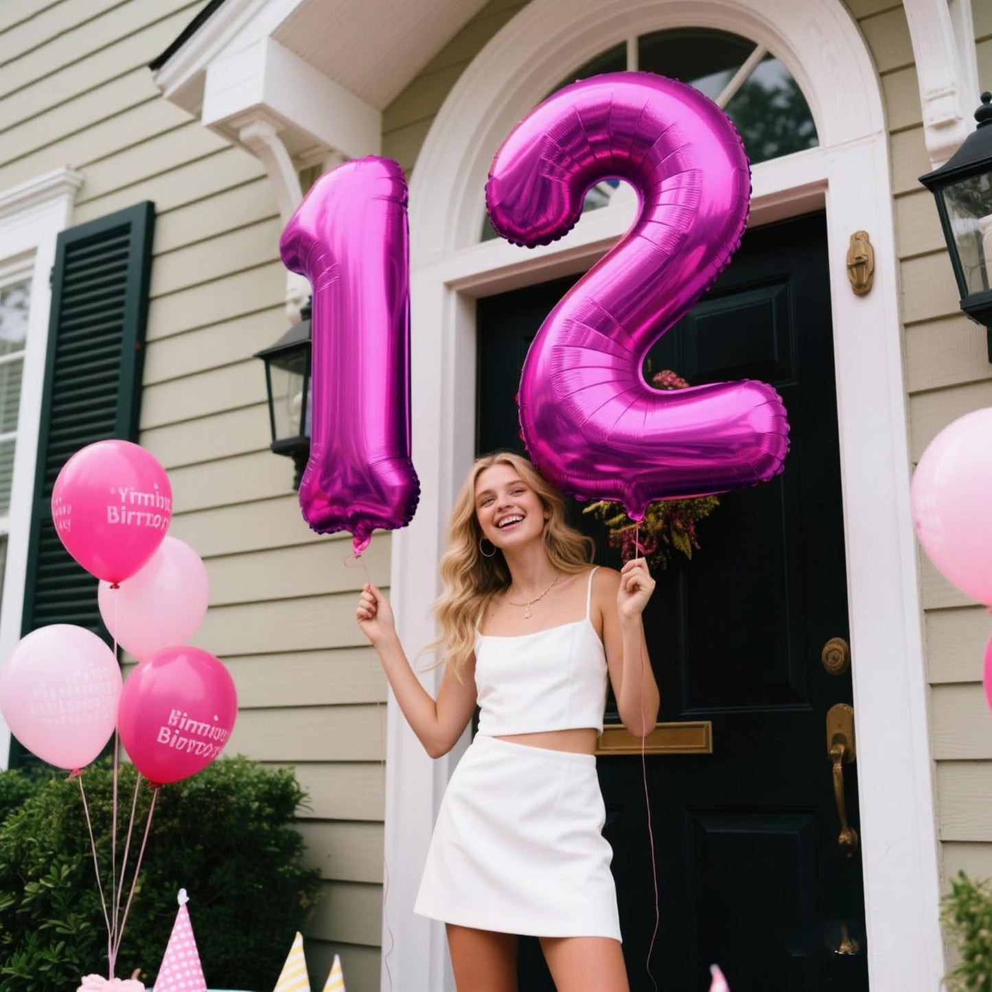 Kelfuoya Rose Purple 40-Inch Number 1 Balloon | Jumbo Mylar Foil Balloon for Birthdays & Anniversaries
